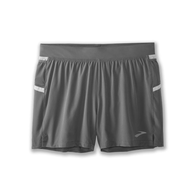 Brooks SHERPA 5 2-IN-1 Running Shorts Mens Online - Steel/Ash/grey (OEU042168)